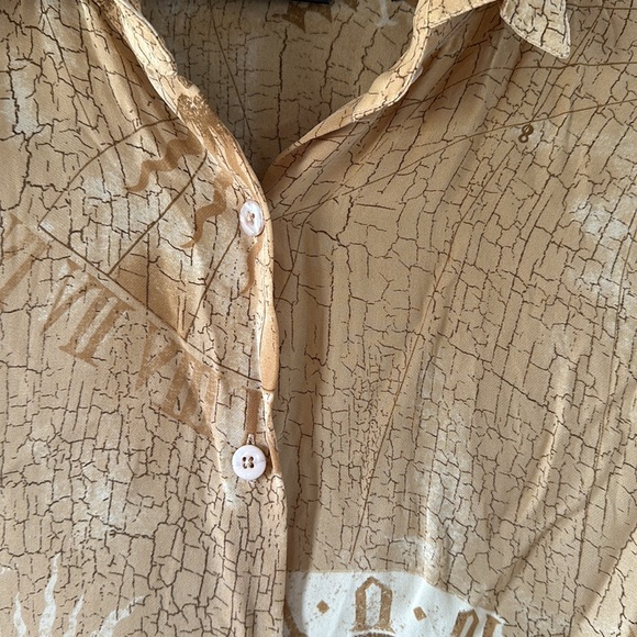 ELLEN TRACY & LINDA ALLARD SILK BLOUSE SIZE 6 - Picture 4 of 4